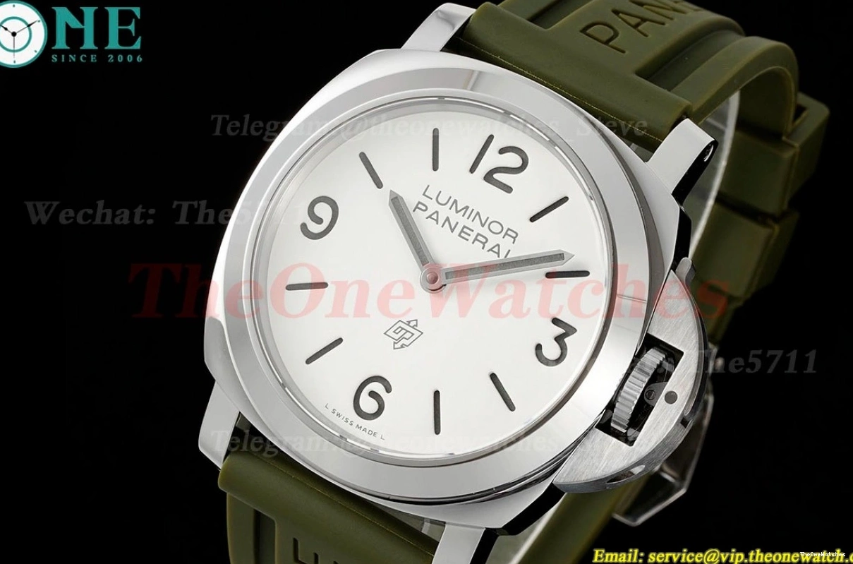 Pam1087 RU Dial A6497 44mm Luminor SS White HWF 1209